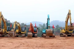 Cảng hàng không Sa Pa được xây dựng tại xã Cam Cọn, huyện Bảo Yên. (Ảnh: Quốc Khánh/TTXVN) 