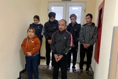 Các đối tượng bị bắt giữ. (Nguồn: Báo Nhân Dân)