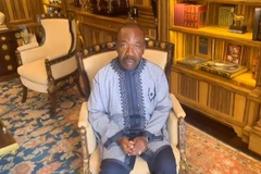 Tổng thống Gabon Bongo Ondimba bị quản thúc tại gia ngày 30/8/2023. (Ảnh: AFP/TTXVN)