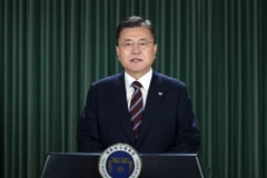 Tổng thống Hàn Quốc Moon Jae-in. (Ảnh: Yonhap/TTXVN) 