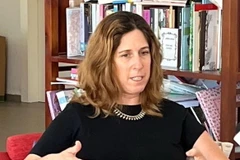 Bà Einat Halevi Levin, Chủ tịch Phòng Thương mại Israel-Việt Nam. (Nguồn: TTXVN)