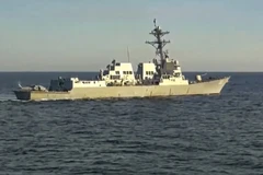 Tàu khu trục USS Chafee của Mỹ. (Nguồn: AP) 