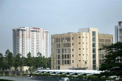 Hạ tầng kinh tế-xã hội hiện đại trong Thành phố mới Bình Dương. (Ảnh: Hồng Đạt/TTXVN) 