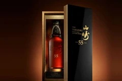 ​Chai rượu “Yamazaki 55 năm” của hãng Suntory đã được đấu giá tại Mỹ lên tới 81 triệu yen (khoảng 620.000 USD). (Nguồn: Lifestyleasia) 