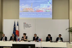 Toàn cảnh cuộc làm việc. (Ảnh: Tiến Nhất/TTXVN)