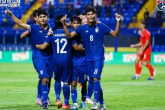 Các cầu thủ của U22 Thái Lan. (Nguồn: AFP)