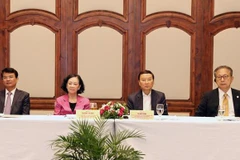 Các đại biểu tham dự buổi thảo luận. (Ảnh: Quốc Khánh/TTXVN)