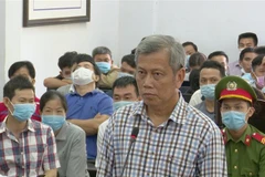 Bị cáo Trịnh Sướng tại phiên tòa xét xử sơ thẩm. (Ảnh: Ngọc Minh/TTXVN)