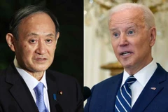 Thủ tướng Nhật Bản Suga Yoshihide (trái) và Tổng thống Joe Biden. (Nguồn: AP)