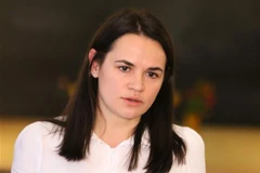 Cựu ứng cử viên tổng thống Svetlana Tikhanovskaya. (Nguồn: AFP/TTXVN)
