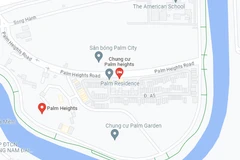 Vị trí chung cư Palm Heights. 
