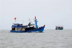 Tàu cá hoạt động trên biển. (Ảnh minh họa. Nguồn: TTXVN)