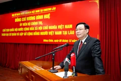 Chủ tịch Quốc hội Vương Đình Huệ phát biểu. (Ảnh: Doãn Tấn/TTXVN)