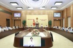 Phó Chủ tịch Quốc hội Nguyễn Khắc Định phát biểu. (Ảnh: Doãn Tấn/TTXVN)