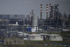 Một nhà máy lọc dầu của Tập đoàn Gazprom ở ngoại ô Moskva, Nga. (Ảnh: AFP/TTXVN)