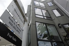 Một ngôi nhà được rao bán tại Washington, D.C., Mỹ. (Ảnh: THX/TTXVN)