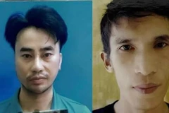 Phan Công Thành (trái) và Nguyễn Đắc Hoàng. (Ảnh do Công an cung cấp)