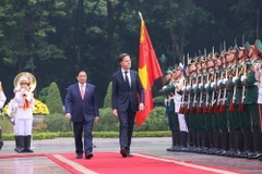 Thủ tướng Phạm Minh Chính chủ trì Lễ đón Thủ tướng Hà Lan Mark Rutte