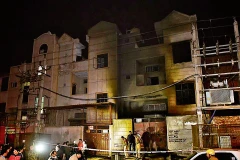 Khu vực hiện trường vụ cháy. (Nguồn: HT Photo)