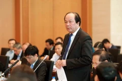 Bộ trưởng, Chủ nhiệm Văn phòng Chính phủ Mai Tiến Dũng. (Ảnh: An Đăng/TTXVN)