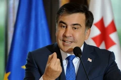 Cựu Tổng thống Gruzia, đồng thời là cựu Thống đốc tỉnh Odessa, ông Mikhail Saakashvili. (Nguồn: AFP/TTXVN)
