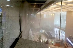 Khu vực hiện trường vụ việc. (Nguồn: AFP)