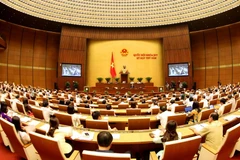 Toàn cảnh phiên chất vấn và trả lời chất vấn ngày 6/6. (Ảnh: Phương Hoa/TTXVN)