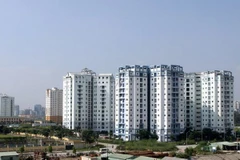 Một góc khu đô thị Nam Trung Yên, Hà Nội. (Ảnh: Tuấn Anh/TTXVN)