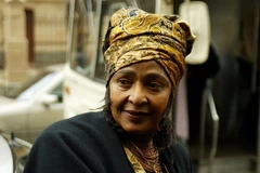 Ảnh tư liệu: bà Winnie Madikizela-Mandela tại Pretoira ngày 5/7/2004. (Nguồn: AFP/TTXVN)