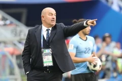 Huấn luyện viên đội tuyển Nga Stanislav Cherchesov. (Nguồn: THX/TTXVN)