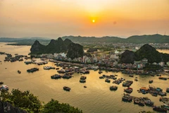 Một góc huyện đảo Vân Đồn, Quảng Ninh. (Nguồn: TTXVN)