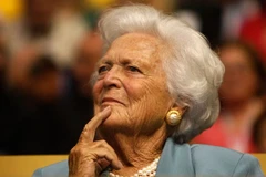 Cựu đệ nhất phu nhân Mỹ Barbara Bush. (Nguồn: Getty)
