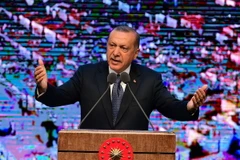 Tổng thống Thổ Nhĩ Kỳ Tayyip Erdogan. (Nguồn:: THX/TTXVN)