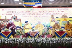 Quang cảnh buổi giao lưu. (Ảnh: Dương Trí/TTXVN)