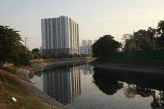 Dự án nhà ở xã hội Đồng Mồ-Đại Kim (quận Hoàng Mai, Hà Nội). (Ảnh: Minh Nghĩa/TTXVN)