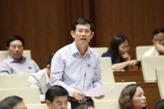 Đại biểu Quốc hội tỉnh Quảng Bình Nguyễn Ngọc Phương. (Ảnh: Phương Hoa/TTXVN)
