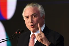 Tổng thống Brazil Michel Temer. (Nguồn: AFP/TTXVN)