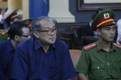 Bị cáo Phạm Công Danh tại phiên tòa giai đoạn 2. (Ảnh: Hoàng Hải/TTXVN)