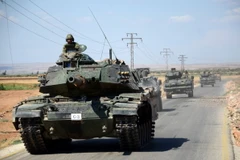 Ảnh tư liệu: Binh sỹ Thổ Nhĩ Kỳ tại làng al-Waqf thuộc Syria, cách thị trấn biên giới al-Rai khoảng 3km về phía nam hồi tháng 9/2016. (Nguồn: AFP/ TTXVN)