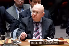 Đại sứ Nga tại Liên hợp quốc Vassily Nebenzia. (Nguồn: THX/TTXVN)