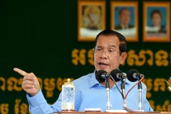 Thủ tướng Campuchia Hun Sen. (Nguồn: AFP)