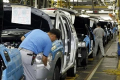 Một dây chuyền lắp ráp ôtô tại Hàn Quốc. (Nguồn: olalakorea.fr)