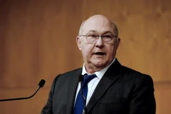 Bộ trưởng Tài chính Pháp Michel Sapin phát biểu tại một phiên họp ở Paris. (Nguồn: AFP/TTXVN)