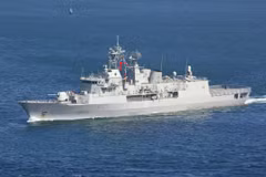 Tàu HMNZS TE KAHA. (Nguồn: scoop.co.nz)