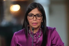 Ngoại trưởng Venezuela Delcy Rodriguez. (Nguồn: THX/TTXVN)