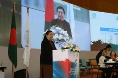 Phó Chủ tịch thường trực Quốc hội Tòng Thị Phóng phát biểu tại Đại hội đồng IUP 136. (Ảnh: Huy Bình/Vietnam+)