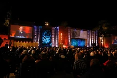 Toàn cảnh buổi lễ. (Nguồn: AFP/TTXVN)