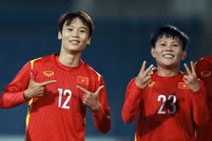 Đội tuyển nữ Việt Nam giành vé dự vòng chung kết Asian Cup 2022. (Ảnh: AFC)