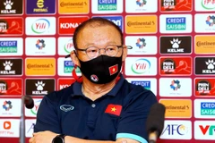 Huấn luyện viên Park Hang-seo cho biết tuyển Việt Nam đang chịu áp lực tâm lý lớn. (Ảnh: CTV/Vietnam+) 