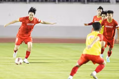 Nhiều cầu thủ đang nỗ lực cải thiện bản thân để hướng tới AFF Cup 2020. (Ảnh: VFF)